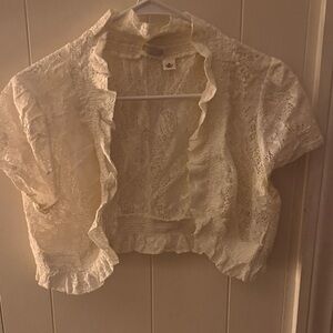 Pinky Cream Lace Camisole Top